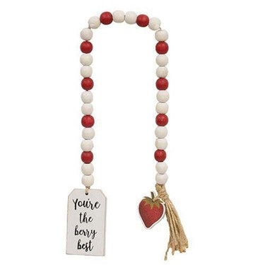 You're the Berry Best Strawberry Bead Garland - The Fox Decor